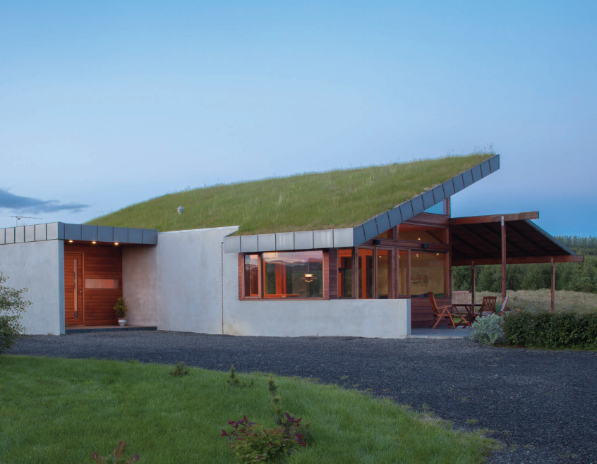 A steel roof can contribute to the overall thermal efficiency of a home - photo 19