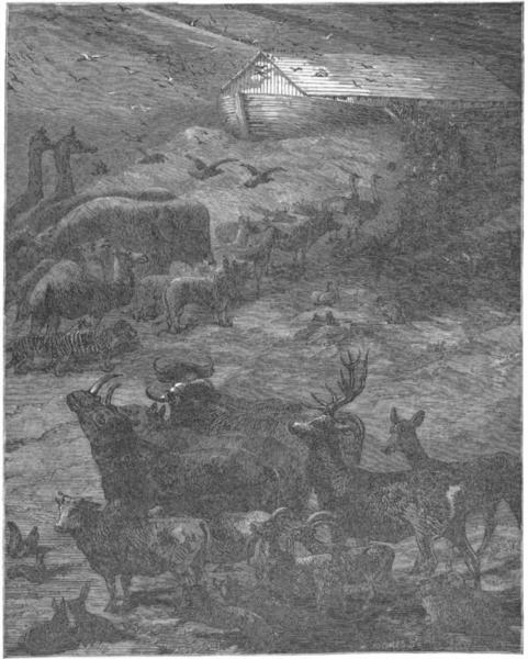 The animals entering the ark NAUTICAL ILLUSTRATIONS 681 PERMISSION-FREE - photo 1