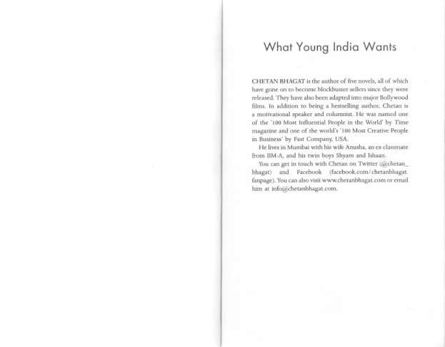 What Young India Wants Selected Non-Fiction - photo 2