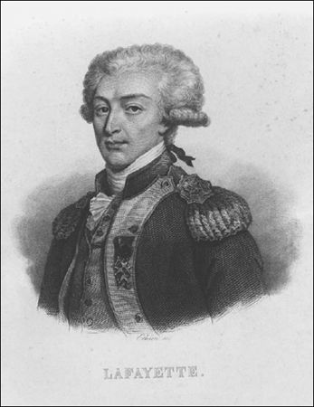 Lafayette in his uniform as a French brigadier general and marchal de camp in - photo 1