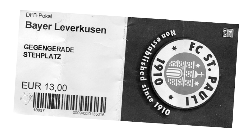 MATCH and I know why I stand here FC St Pauli 1 Bayer Leverkusen 0 DFB - photo 3