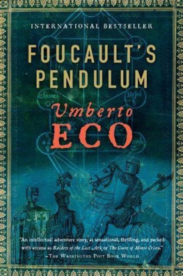 Umberto Eco Foucaults Pendulum