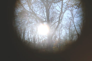 The light burst observed through the aiming indicator is not the sun but a - photo 6