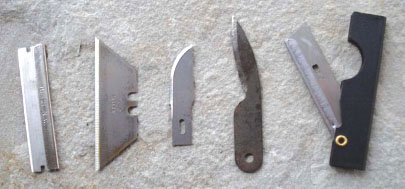 Examples of razor-type blades include a surgical prep blade utility knife - photo 1