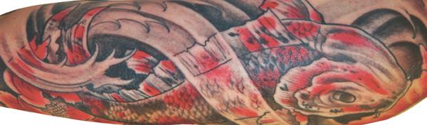 A tattoo rich with meaning The subject noted that getting the koi swimming - photo 4