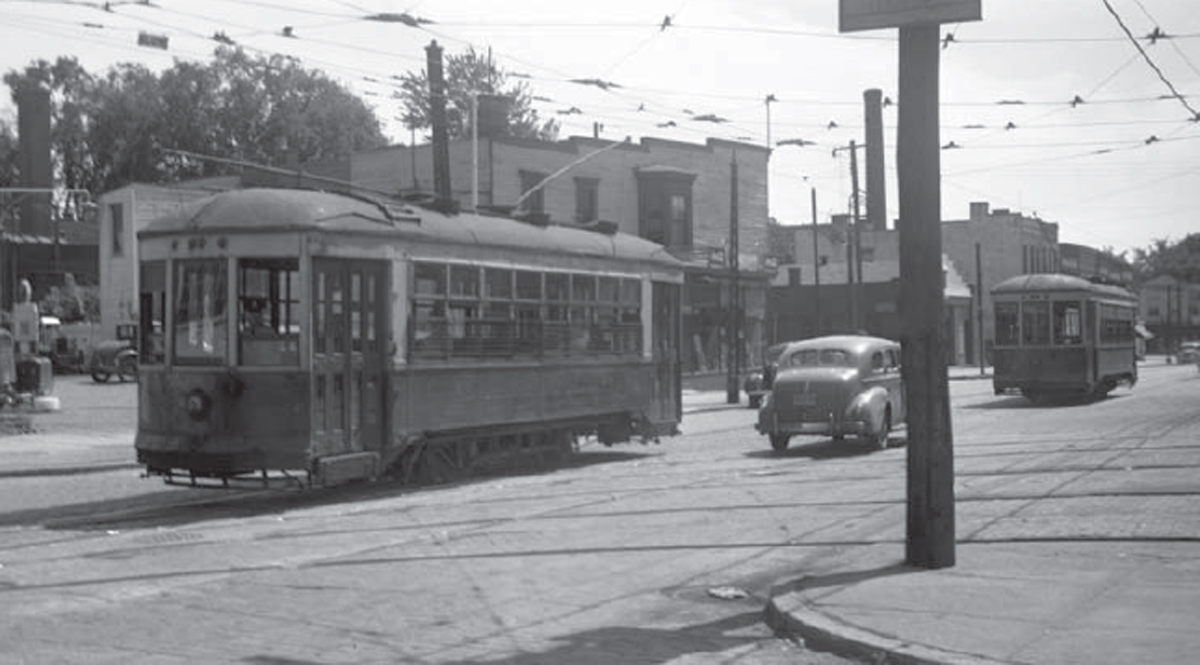 On July 24 1946 Birney safety cars grind along the streets of Albany New - photo 8