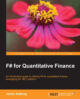 Johan Astborg - F# for Quantitative Finance