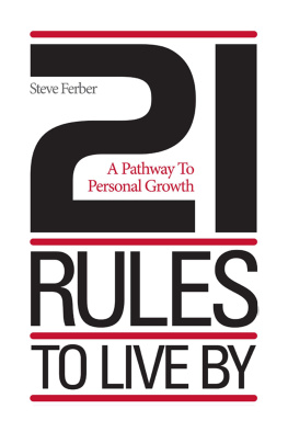 Steve Ferber 21 Rules to Live By