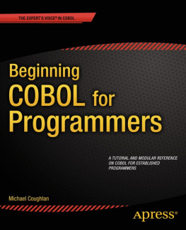 Michael Coughlan - Beginning COBOL for Programmers