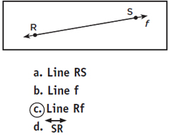 Lines can be named by any two points on the line Answer a uses the word line - photo 5