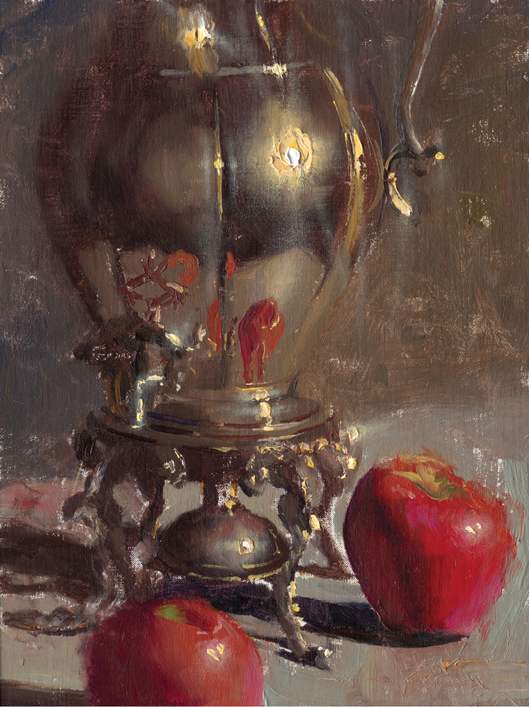 SILVER COFFEE URN CW Mundy Oil on linen 12 9 30cm 23cm CHAPTER 1 Mood - photo 7