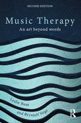 Leslie Bunt Music Therapy: An Art Beyond Words