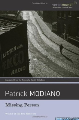 Patrick Modiano - Missing Person
