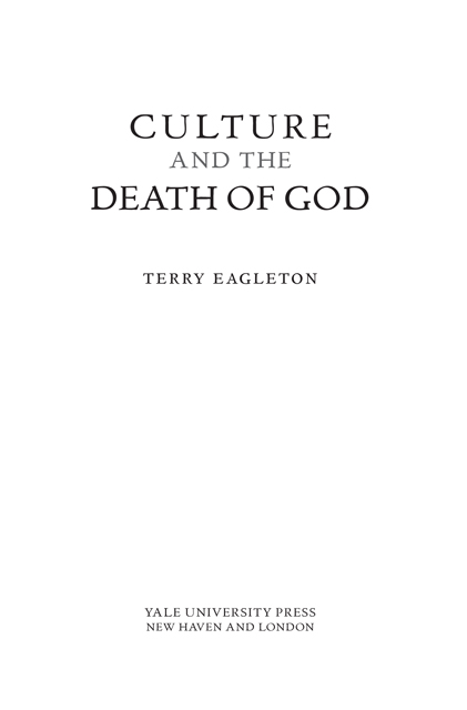 Copyright 2014 Terry Eagleton All rights reserved This book may not be - photo 2