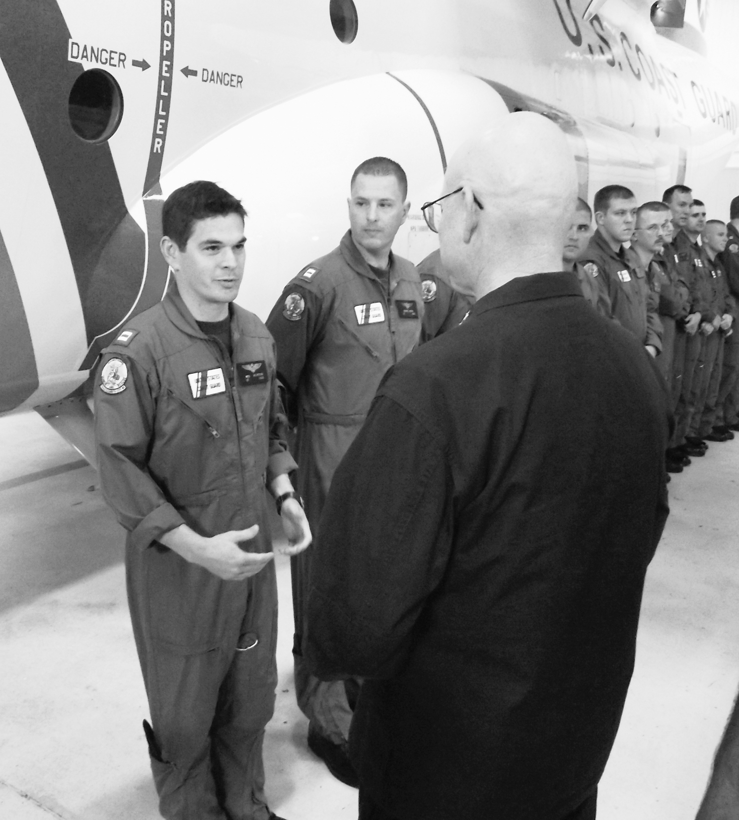 C-130 pilot Wes McIntosh flew into the hurricane at night Here he is receiving - photo 16