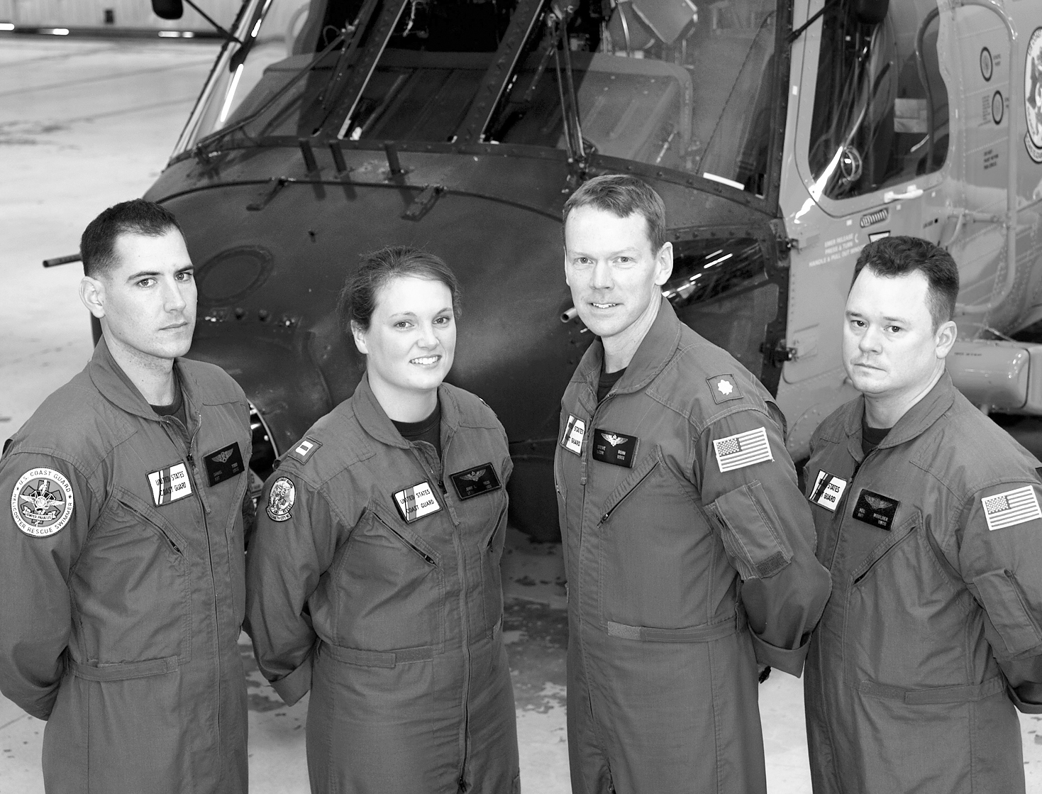 The second helicopter crew left to right Daniel Todd Jenny Fields Steve - photo 18