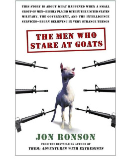 Jon Ronson - The Men Who Stare at Goats