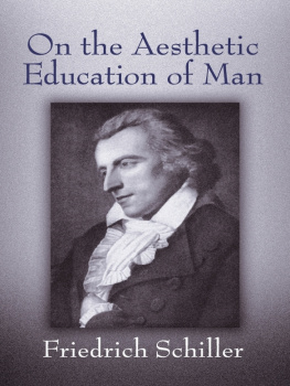 Friedrich Schiller On the aesthetic education of man