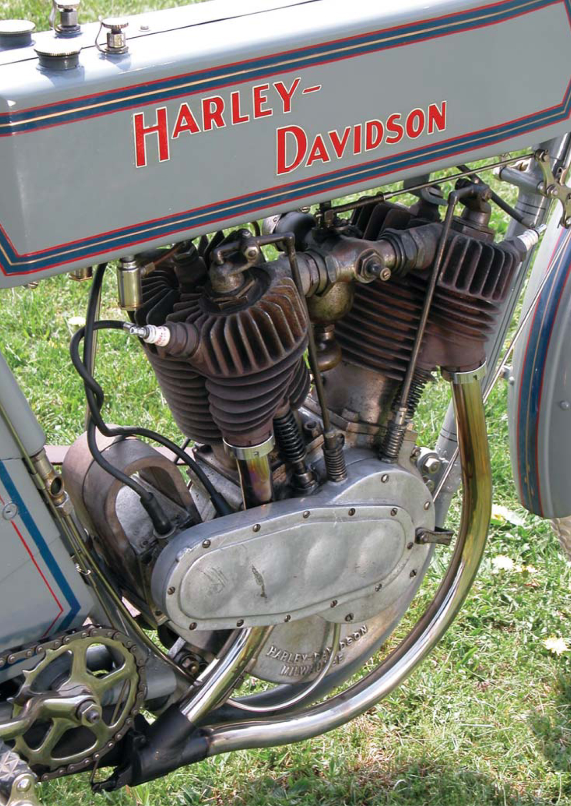 The Harley-Davidsons inlet-over-exhaust twin cylinder engine A version of this - photo 5