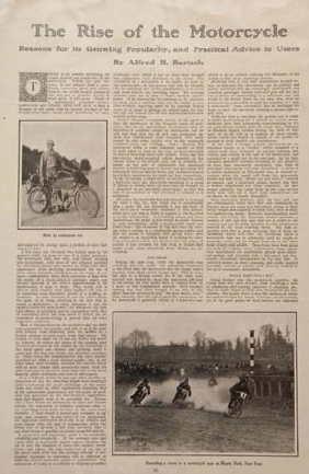 A magazine article from World War I that discusses the increasing popularity of - photo 6