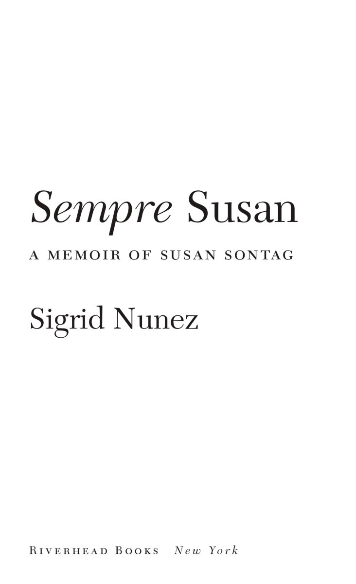 Sempre Susan A Memoir of Susan Sontag - image 2
