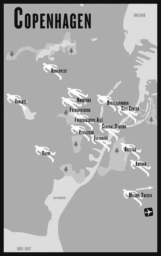 Copenhagen map by Aaron Petrovich INTRODUCTION THE SEAMY SIDE OF MODERNISM The - photo 1