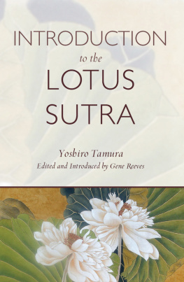 Toshiro Tamura Introduction to the Lotus Sutra