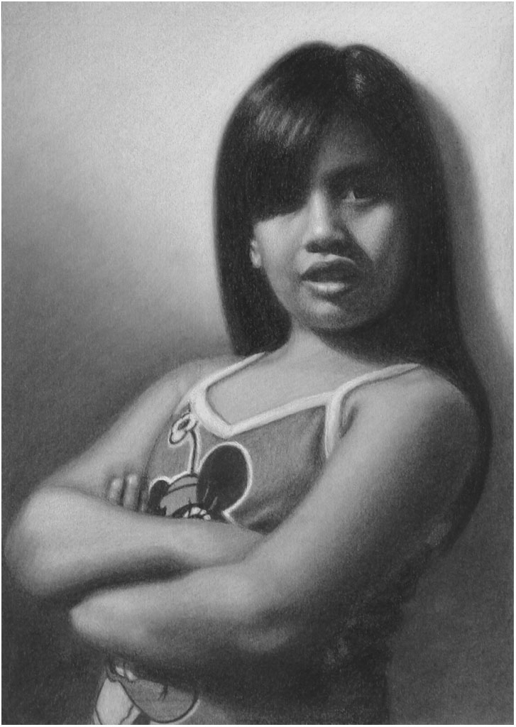 VALENCIA Alex Manzanares Charcoal on Canson Mi-Teintes 12 812 30cm 22cm - photo 9