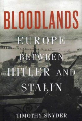 Timothy Snyder Bloodlands