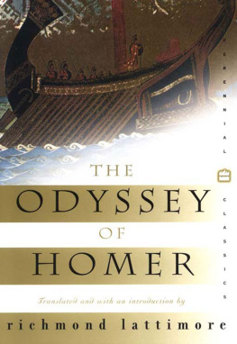 Richmond Lattimore (trans.) The Odyssey of Homer