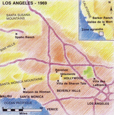 Map of Los Angeles and vicinityMap of Death Valley and vicinity Aerial view of - photo 1