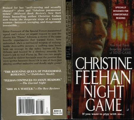 Christine Feehan Night Game The third book in the GhostWalker series 2005 - photo 1