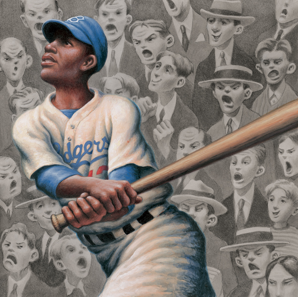 A man named Jackie Robinson played baseball and showed us all how to turn fear - photo 11