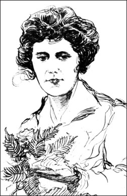 Sketch of Augusta Steinbach made in 1918 by a Detroit News artist Courtesy of - photo 3