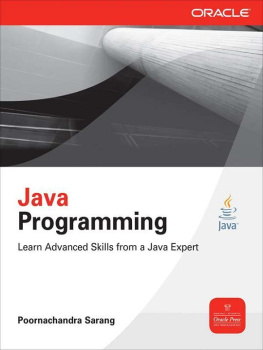 Poornachandra Sarang - Java Programming