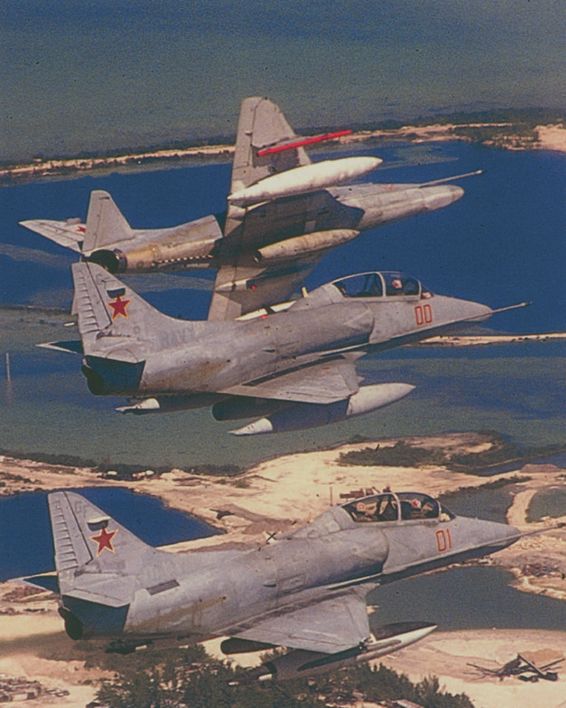 TA-4Js of VC-8 break for landing at NAS Key West in October 2000 The Redtails - photo 1