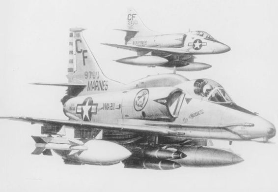 It is now fifty years since the A-4 Skyhawk first flew from Edwards Air Force - photo 3