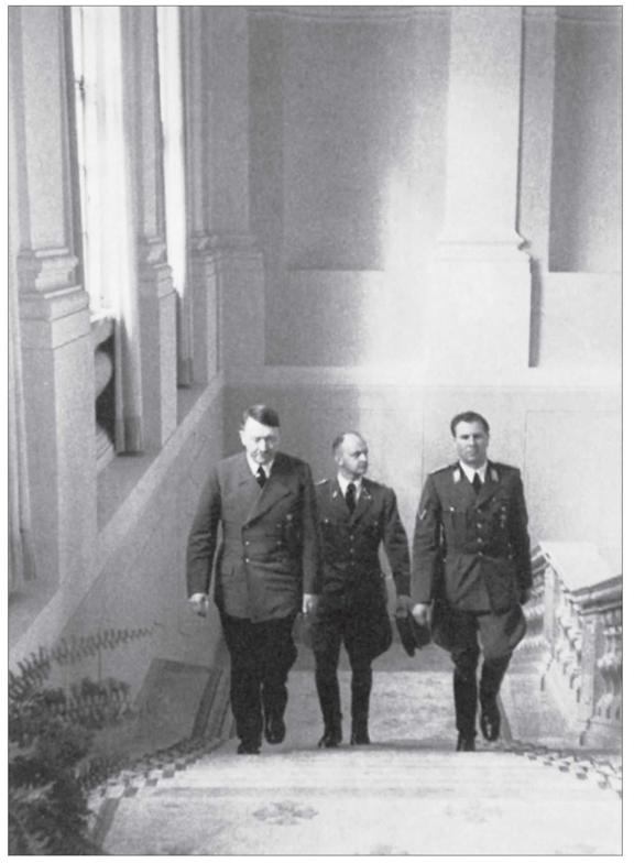 Heinz Linge with Hitler and Martin Bormann Salzburg June 1943 With Hitler - photo 2