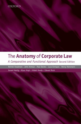 Reinier Kraakman - The Anatomy of Corporate Law:A Comparative and Functional Approach