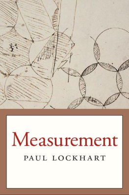 Paul Lockhart - Measurement
