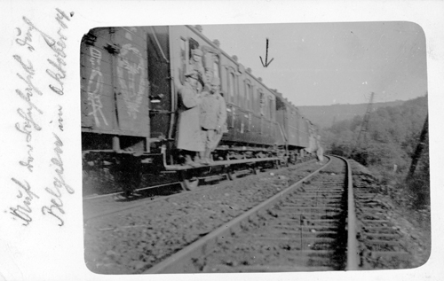 The easy way to arrive A troop train arriving in Belgium in October 1914 Even - photo 4