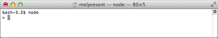Running Nodejs from the command line on Mac OS X Using the REPL Nodejs - photo 10