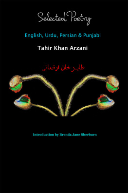 Tahir Khan Arzani - Selected Poetry