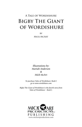 Mick McArt - Bigby the Giant of Wordishure