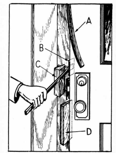 Fig 2 Jimmyiing a Door by Spreading and Wedging The Shove Knife and Now to Use - photo 4