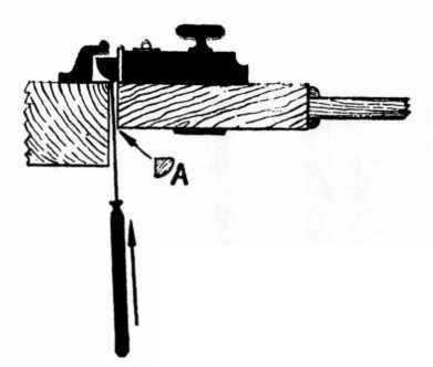 Fig 3 Using a Kitchen Knife on a 4pringlatch Most locksmiths avoid the - photo 5