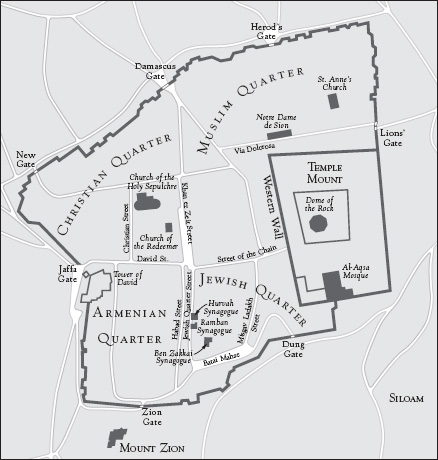 Contemporary Map of the Old City of Jerusalem N EAR TO THE SOUTHERN I TALIAN - photo 2