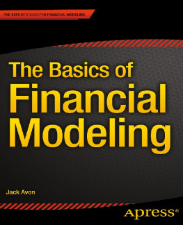 Jack Avon - The Basics of Financial Modeling