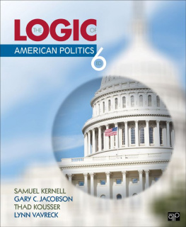 Samuel Kernell - The Logic of American Politics