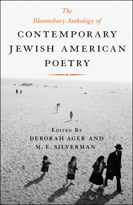 Deborah Ager - The Bloomsbury Anthology of Contemporary Jewish American Poetry